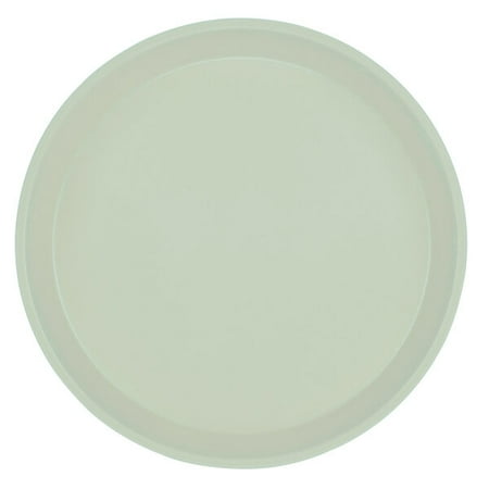 Cambro 1200429 12" Round Key Lime Customizable Fiberglass Camtray - 12/Case