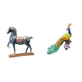 thumbnail image 1 of Figura de caballo,Figura de caballo Escultura animal coleccionable,Adorno de centro de mesa con estatua de caballo de resina,Estatua del pavo real,Estatua de pavo real,adorno de escritorio, 1 of 8