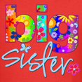 thumbnail image 3 of CafePress - Big Sister T Shirt Flower Kids Dark T Shirt - Dark T-Shirt Kids XS-XL, 3 of 4