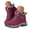 Purple, variant on Womens Winter Snow Boots Fuzzy Fleece Lined Outdoor Hiking Walking Shoes Warm Waterproof Non Slip Climbing Ankle Booties