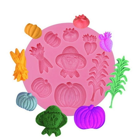 

Halloween Pumpkin Silicone Cake Mould Baking Chocolate DIY Melt Candy Wax A0X4 M2R2
