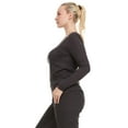 thumbnail image 6 of HEAL+WEAR Women's Long Sleeve Underscrub Shirt Lightweight Stretch 4-Way Stretch Base Layer for Nurse Beauty Salon Workwear Clinical Scrubs Layering Tee, 6 of 6