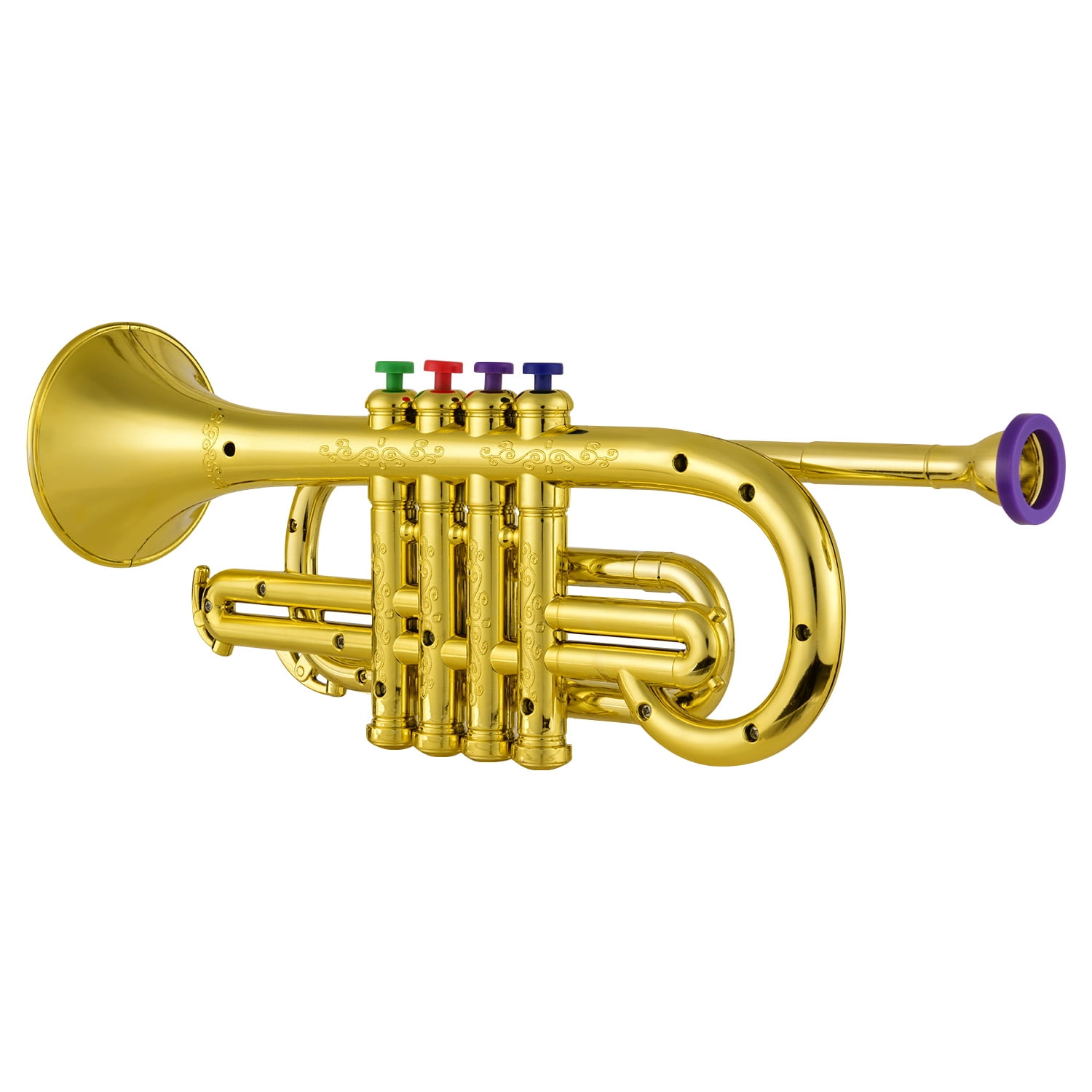 Aibecy Trumpet Kids Musical Wind Instruments ABS Metallic