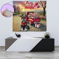 thumbnail image 4 of Be My Valentine's Schnauzer Truck Full of Love Flower Balloon Tapestry Miniature Schnauzer Dog Lover Wall Hanging Backdrop Home Decor - 02029, 4 of 5