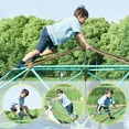 thumbnail image 7 of Kdymod 12FT Climbing Dome for Kids,Geometric Dome Climber Jungle Gym Supports 1000 LBS, Outdoor Backyard Play for Kids 3-10 Years Old, Easy Assembly with Climbing Grips,Green,Coffee, 7 of 7