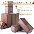 thumbnail image 2 of Set de juego Kubb Yard de Apudarmis, bolsa de transporte de madera de caucho, 2 of 9