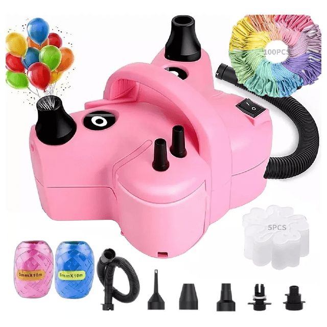 Bomba Globo Infladora Eléctrico BLOOSOM Kit De Fiesta Todo En Un