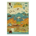 thumbnail image 2 of Utah, Where Adventure Begins, Mountain Geometric (19x27 inches, Premium 500 Piece Jigsaw Puzzle for Adults and Family, Made in USA), 2 of 4