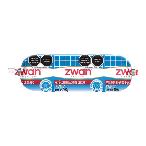 Paté Zwan de hígado de cerdo premium picante 100 g