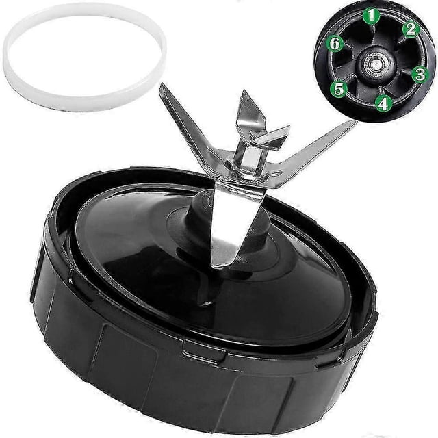 Ninja Blender Replacement Parts 6/7 Fins Ninja Blender Blade, Compatible With Nurti Ninja Blenders