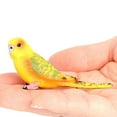 thumbnail image 4 of Blarkrus Silated Budgie Parrot Bird Figurine,Lifelike ed Birds Figure Model, Parrot Model Parrot Ornament,Mini Cute Fake Parrot Bird Parakt Animal Ornament for Home Decor Garden Cake Dection, 4 of 8