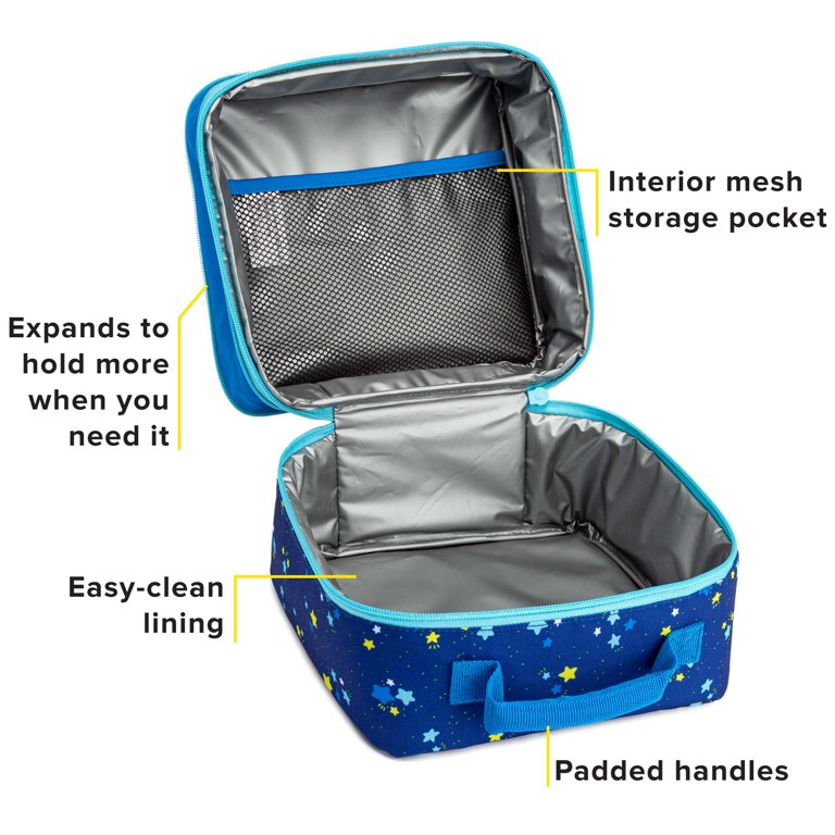 TOP&TOP Blue 13L x 7W x 9H Reusable Lunch Box with 6mm Insulation Foam -  Leakproof, Easy to Clean…See more TOP&TOP Blue 13L x 7W x 9H Reusable