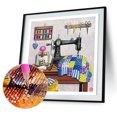 thumbnail image 1 of Cuadros Decorativos Pintura de diamantes hecha a mano Ehuebsd Nuevos Originales, 1 of 9