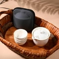 thumbnail image 2 of Porcelain Chinese Gongfu Tea Sets for Adults Portable Kungfu Teapot and Cup Set Small Ceramic Tea Party Set Travel Teaset with Lid for Home Gifting Outdoor and Office (White), 2 of 16