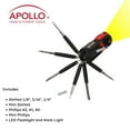 thumbnail image 4 of Apollo Tools Flashlight Mr. 7-Hands - DT1719, 4 of 12