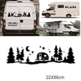 thumbnail image 5 of MYG Black Car RV Camper Sticker Motorhome Star Moon Tree Graphic Vinyl Decal 86x22cm, 5 of 5