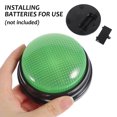 thumbnail image 3 of 4pcs Game Button Prop Party Prop Button with Light and Alarm Sound for Competition Game, 3 of 9