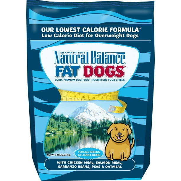 Natural Balance Fat Dogs Low Calorie Dry Dog Food, 5Pound