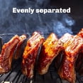 thumbnail image 4 of Non-Stick Stainless Steel Rib Rack for Grilling, Holds 4 Rib Racks for Grilling Grill Racks Silver, 4 of 7