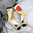 thumbnail image 5 of Rocae Three Gnomes With Balloons for Adult Socks Casual Athletic Stretchy Loose Socks for Women Men Non-Slip Middle Tube Socks, 5 of 6