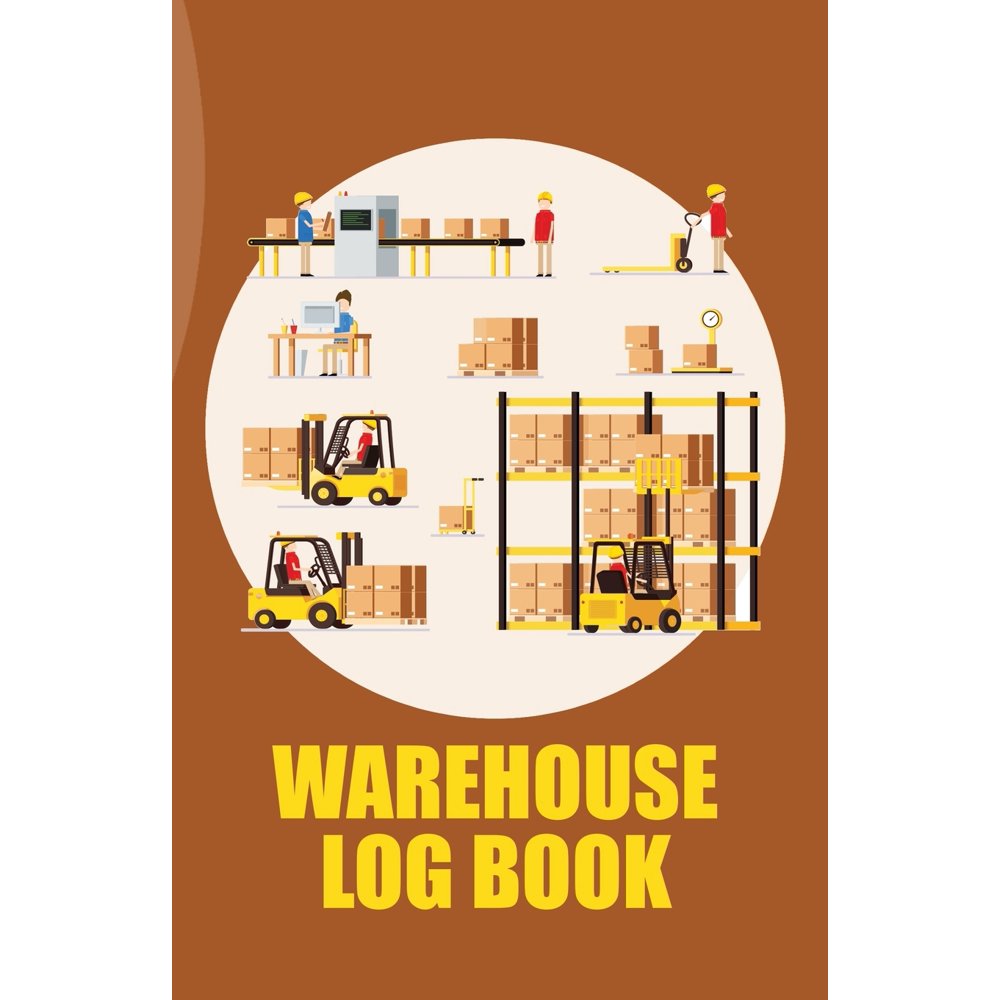 Warehouse Log Book 120page Blank, Lined Writing Journal for Warehouse Staffs Makes a Great