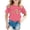 Hot Pink, variant on School Uniform Tshirts Boys Girls Letter Print T Shirt Short Sleeve Casual Wear Boys T Shirts Black 3-4 Years