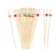 thumbnail image 2 of Palillos de cóctel,Selecciones de cócteles de madera navideñas Selecciones de frutas,Aperitivo Frutas Palillos De Bambú Decorativos,Decoraciones de comida para fiesta de Navidad Peal Food, 2 of 8