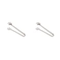 thumbnail image 1 of Inteprter Pinzas para alimentos de acero inoxidable para servir cubitos de hielo, postres, cocina, Clips, Buffet, reutilizable, Picnic, postre, Tipo 1 2piezas, 1 of 6