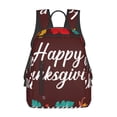 thumbnail image 1 of Balery Happy Thanksgiving Mochila Ligera para Hombres y Mujeres – Resistente y Impermeable, Ideal para la Escuela, el Trabajo, los Viajes y el Uso Diario, 1 of 7