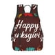 thumbnail image 1 of Disketp Happy Thanksgiving Mochila Ligera e Impermeable, Mochila de Día Resistente para Viajes, Senderismo y Uso Diario para Hombre y Mujer, 1 of 7