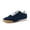 Navy, variant on Cushionaire Topcat 100% Genuine Leather Suede Sneakers for Women, Lightweight Everyday Casual Womens Shoes with Retro Style and Cushioned Comfort