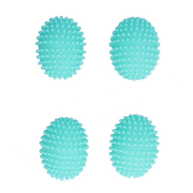 Bola de Lavado de Ropa, Suavizante de Telas de Pvc Verde Menta Bola de Lavado Fácil de Usar 4pcs para Lavanderya para Baño para Baño Casa