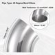 thumbnail image 3 of 2uds OD 3.5" 45 Grados Inoxidable Acero Curva Tubo Escape Codo Tubo, 3 of 7