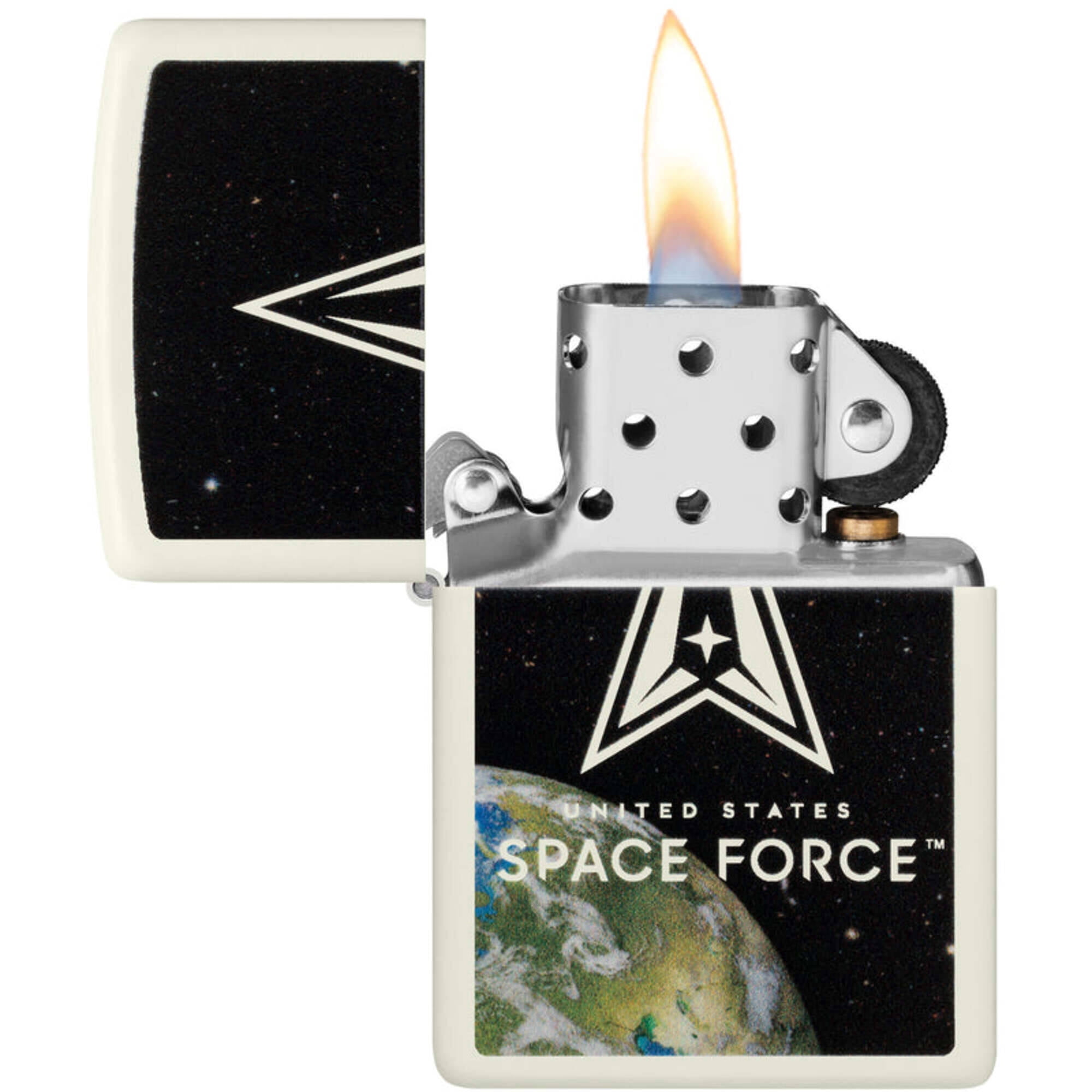 Zippo 46421 U.S. Space Force Glow In The Dark Pocket Lighter