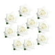 thumbnail image 1 of 10pcspcs piezas 10pcspcs, cm cabezas de flores de rosas de franela artificial para decoración caja de de bricolaje flores artesanales crema Macarena Cabeza de flor, 1 of 8