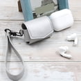 thumbnail image 2 of Étui pour Écouteurs Airpods Étui de Protection en Cuir Synthétique avec Trous de Charge Résistant à la Saleté Poignée Durable Sac pour Écouteurs Airpods 3, 2 of 8