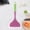 A004Purple, variant on Silicone Spatula, Wide mouth Tamagoyaki Turner, 1 Pack Non-stick Orange Cooking Spatula, Heat Resistant Pancake Omelet Egg Fry Pan Scraper for Kitchen Cooking