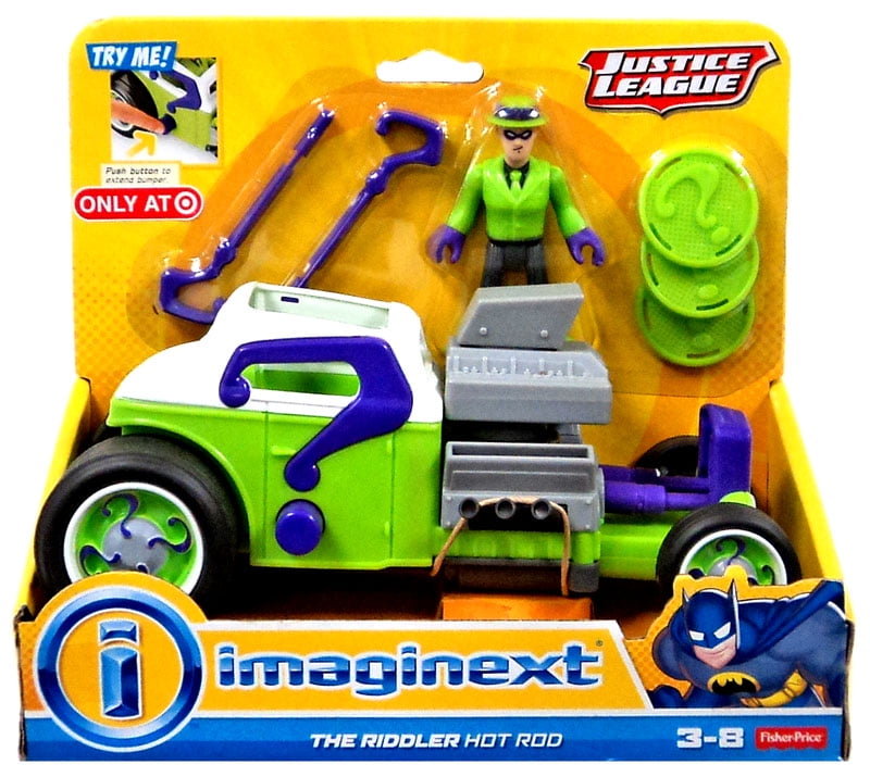 imaginext riddler hot rod