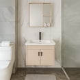 thumbnail image 1 of Gabinete para baño con espejo, lavabo de cerámica y grifería Nevada, 1 of 8