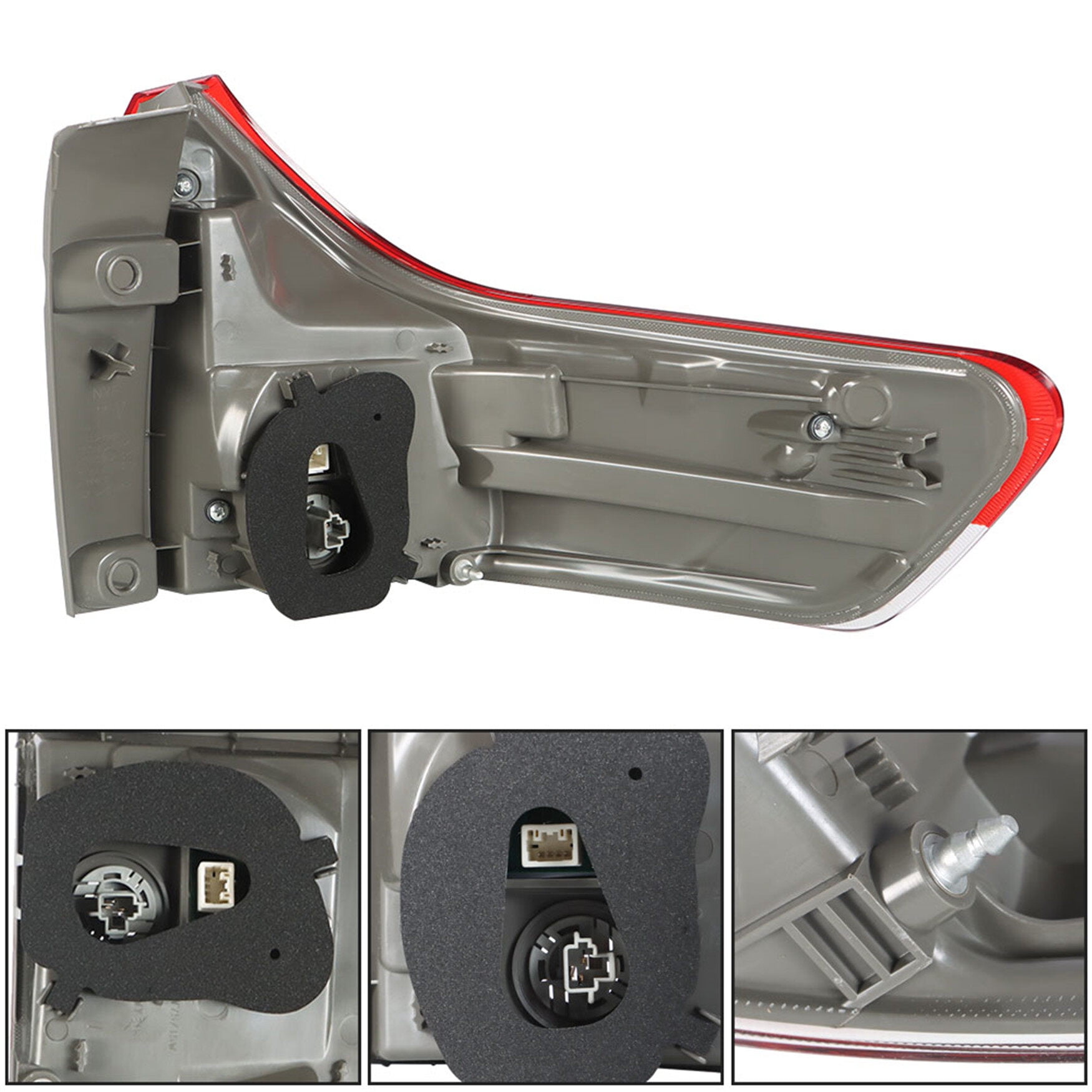 LABWORK Rear Tail Light Lamp Housing Assembly Fit for 2011 2012 2013 2014 Toyota Sienna, Rear Left (Driver Side)"