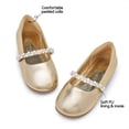 thumbnail image 3 of Zapatos DREAM PAIRS Mary Jane para Niña Pequeña con Correa de Perlas Doradas Talla 9, 3 of 7