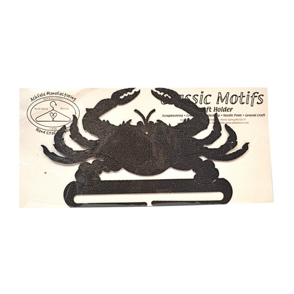 Classic Motifs Crab 8 Inch Copper Split Bottom Craft Holder