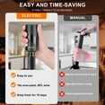 thumbnail image 4 of AIKARO - Electric Wine Saver Vacuum Pump with Bottle Stopper Automatic Wine Preserver, Battery Operated, 4 of 6