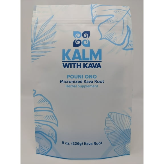 Kalm with Kava Micronized Pouni Ono Kava 8oz