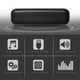thumbnail image 5 of USB Powered Soundbar Desktop Speaker Wired Computer Sound Box for TV Desktop Laptop with 2 Subwoofer, 5 of 5