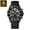 Black Black, variant on Luxury Man Wristwatch Sports Chronograph Silicone Strap Men Watches Waterproof Luminous Date Men's Quartz Watch Fashion