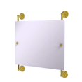 thumbnail image 2 of Prestige Que New Landscape Rectangular Frameless Rail Mounted Mirror - PQN-27-93-PB, 2 of 3