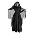 thumbnail image 1 of Disfraz De Vampiro De Bruja De Fantasma De Cementerio De Cosplay Para Mujer Con Capa De Halloween, 1 of 4