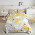 thumbnail image 2 of Castle Fairy Cartoon Cats Full Size Comforter Sets Boys Girls,Cute Pet Bedding Sets, 2 of 8