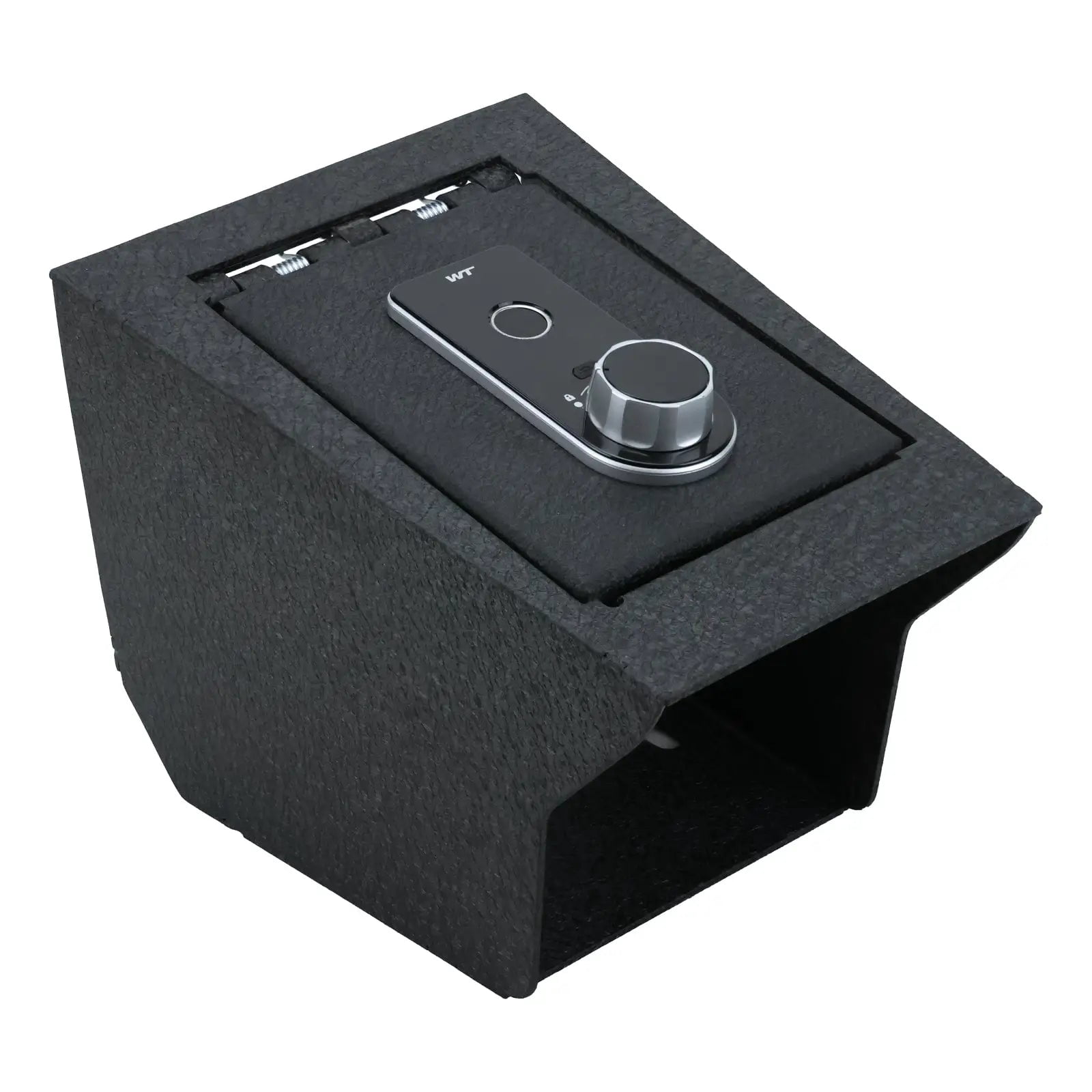 Center Console Gun Safe Vault - WASAI Console Lock Box Compatible with 2019-2024 BMW X5, 2020-2024 BMW X6, 2019-2024 BMW X7, Fingerprint Lock with Key.